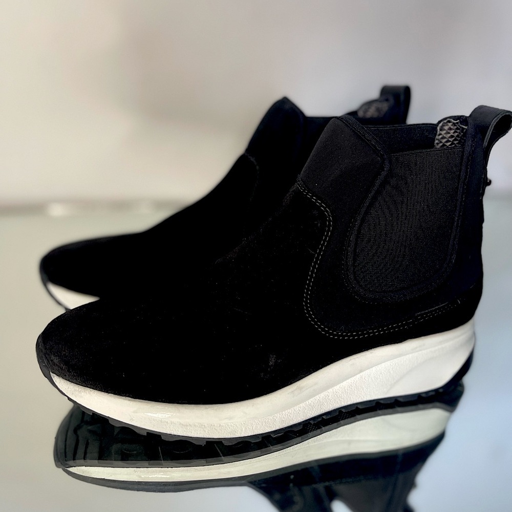 Aquatalia Betty Weatherproof Suede Sneaker Boot